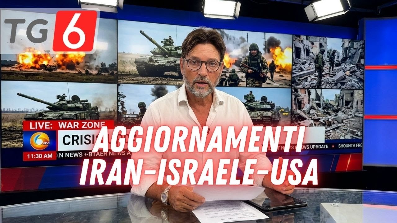TG6: aggiornamenti situazione Iran - Israele - USA