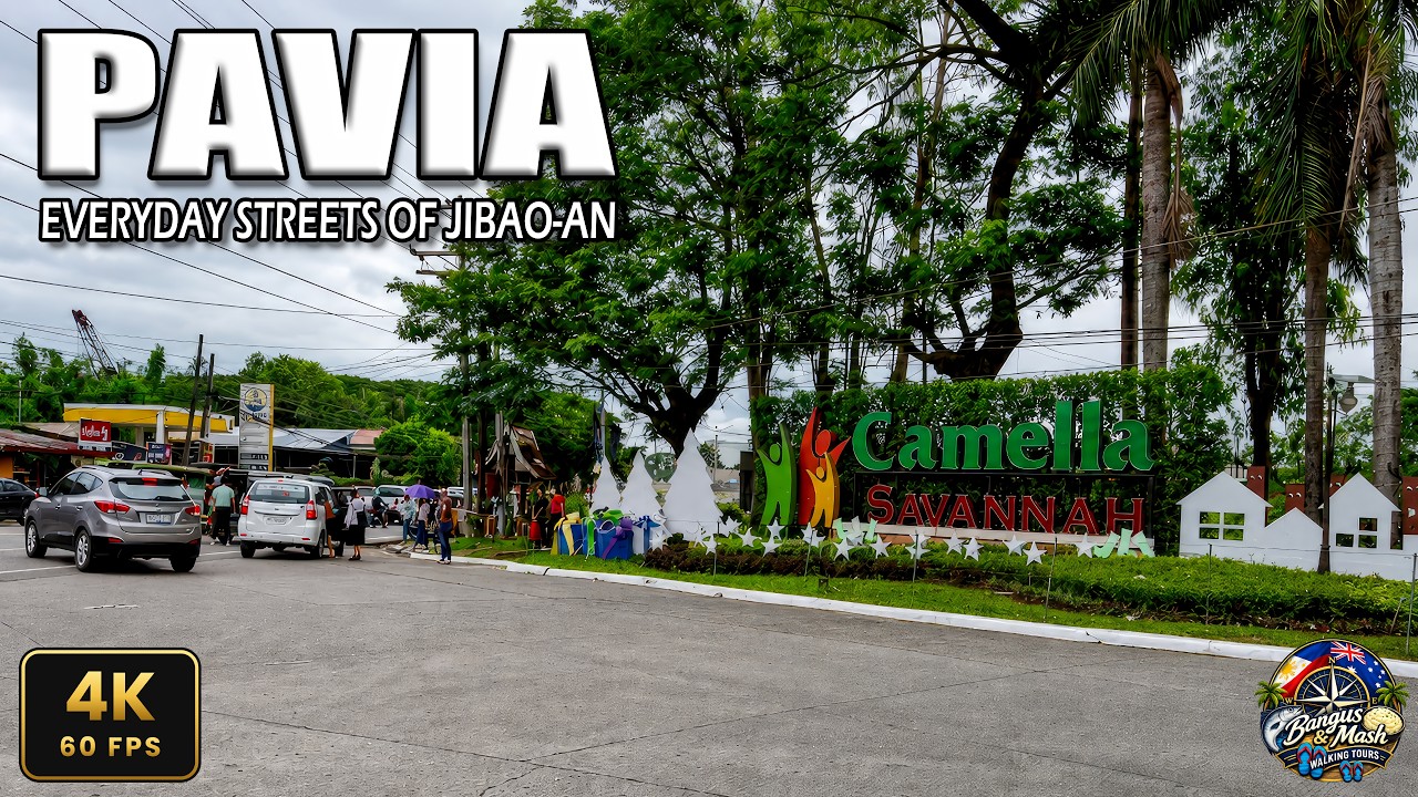Jibao-an, Pavia, Iloilo, Philippines Walking Tour [4k-60fps] 🇵🇭