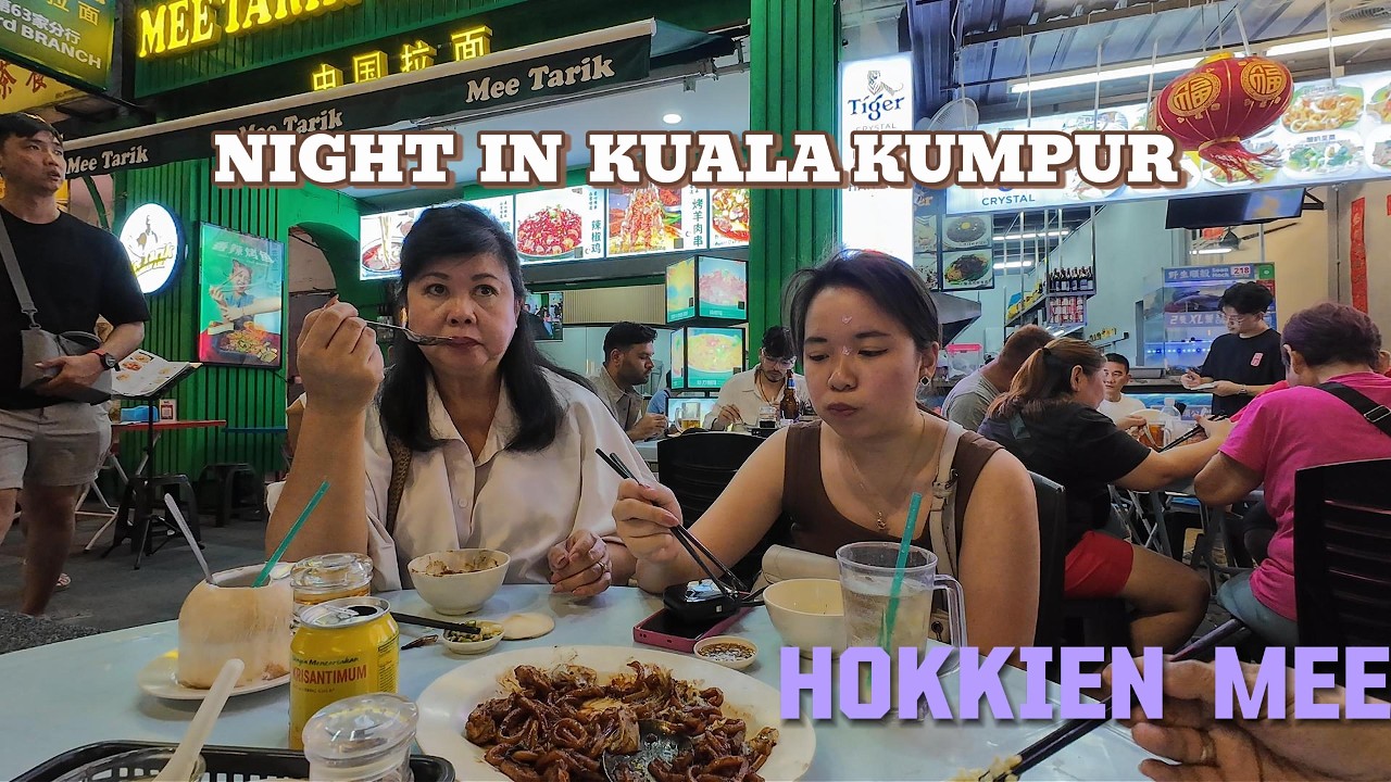 One Night Life In Kuala Lumpur The Capital City Of Malaysia.