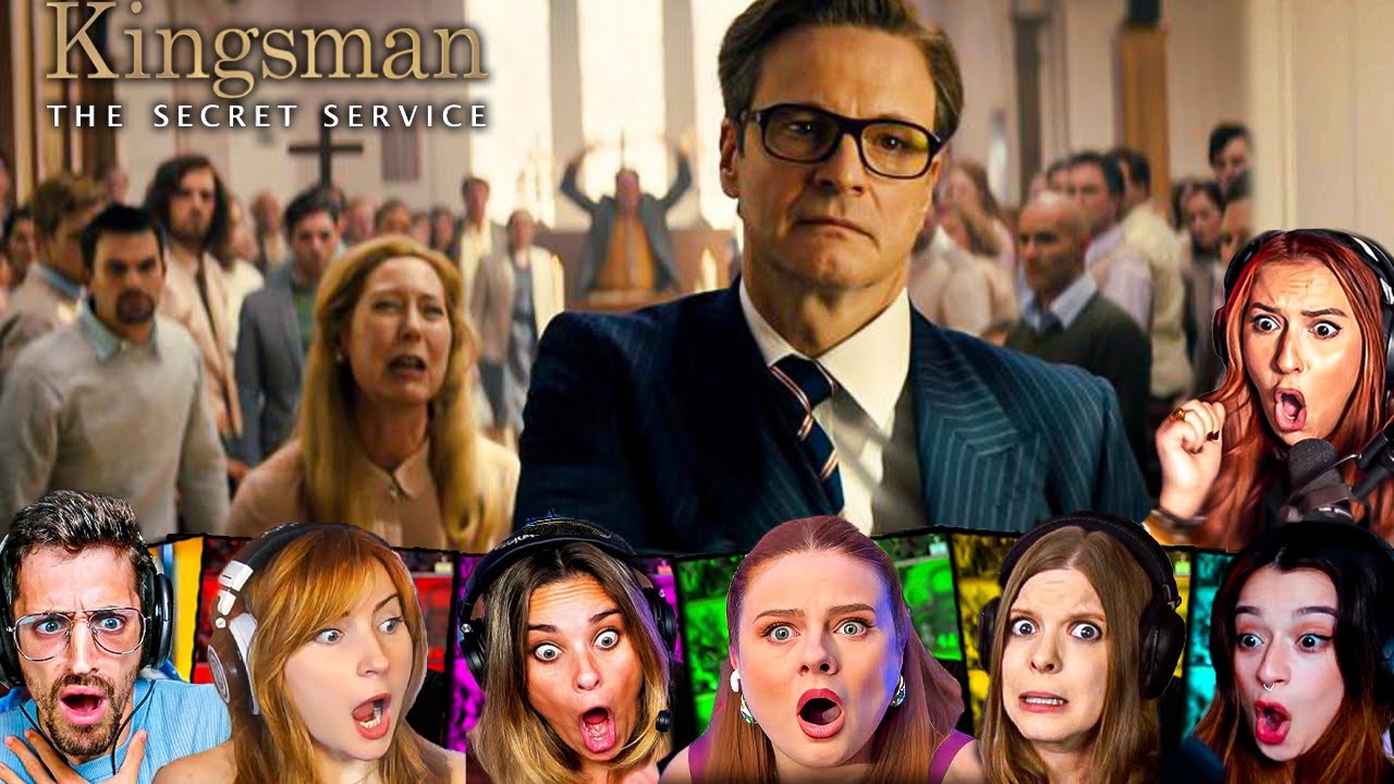 TOP "The Church Fighting Scene" Reactions! Kingsman: The Secret Service (2014) Movie Reaction