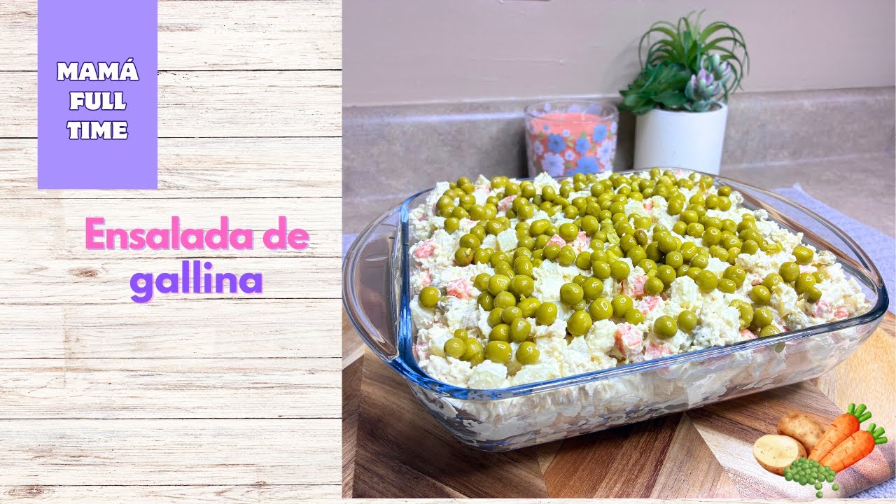 Ensalada de Gallina Casera | La Receta de Mi Abuela Paso a Paso
