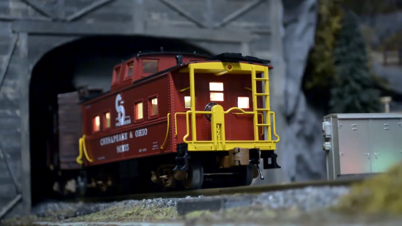 O Scale Logging Layout - MTH Premier Climax and Bachmann On30 Mogul