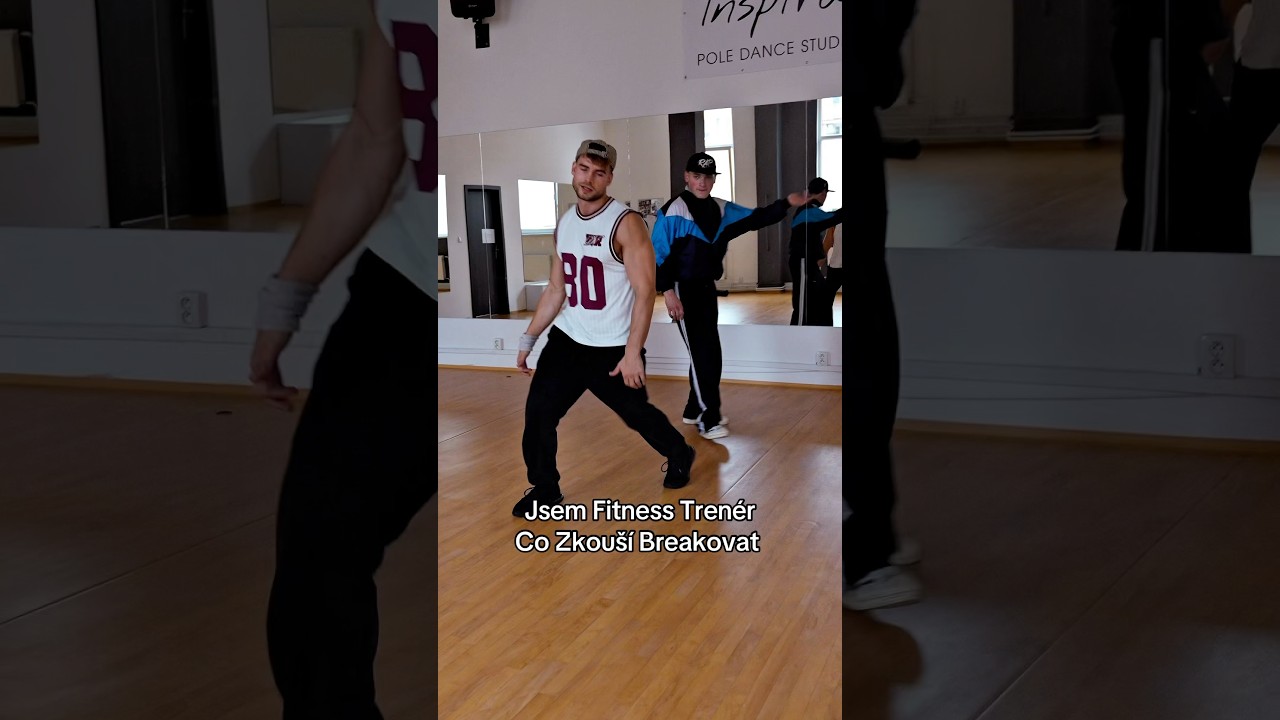 &bull;Fitness vs Breakdance, tohle si nenech uj&iacute;t! 💪 #cviceni#fitko#svaly#posilovani#shorts
