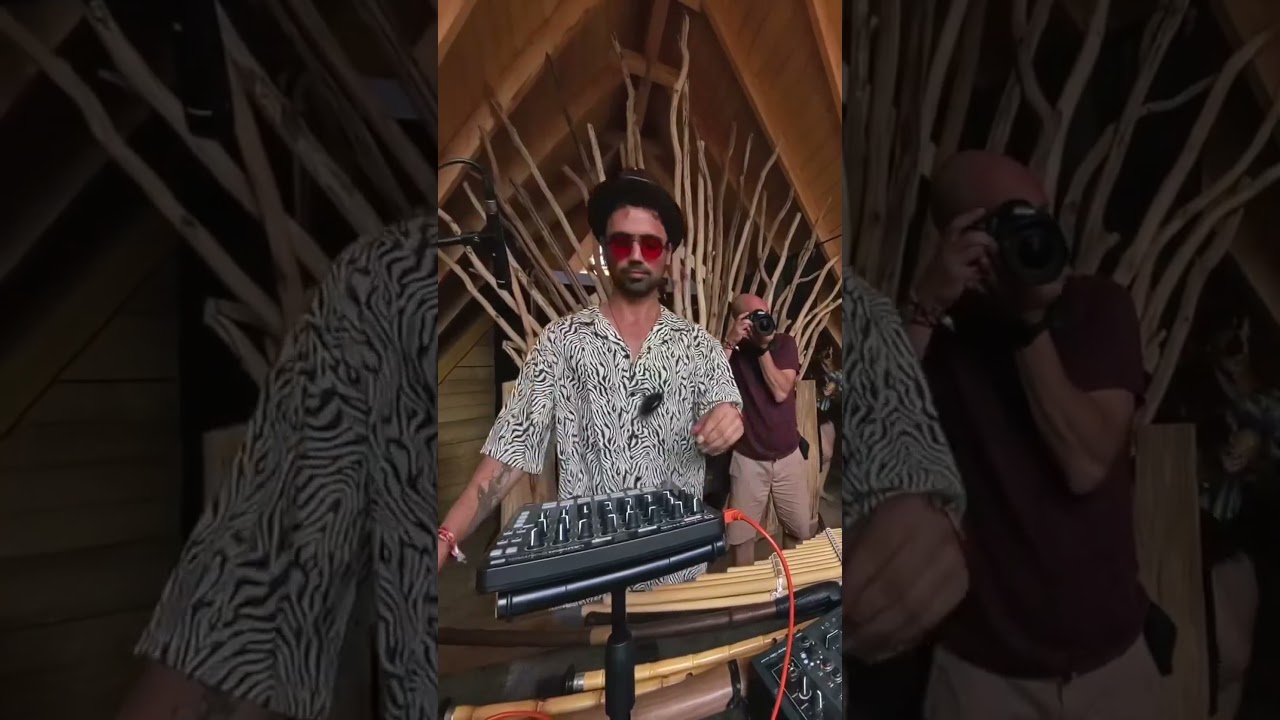 Live organic trance at Ozora Festival #shorts #sebastianvenu #organictrance #psytrance #liveset