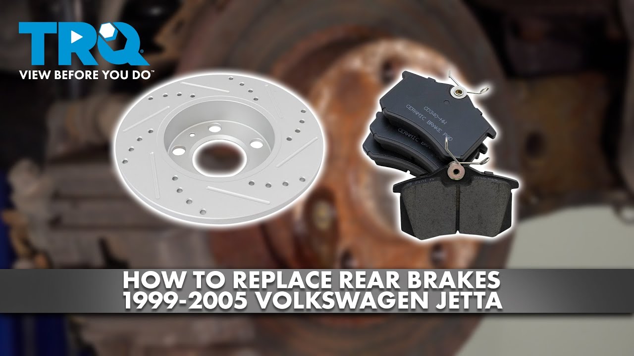 Как заменить задние тормоза на Volkswagen Jetta 1999-2005 годов