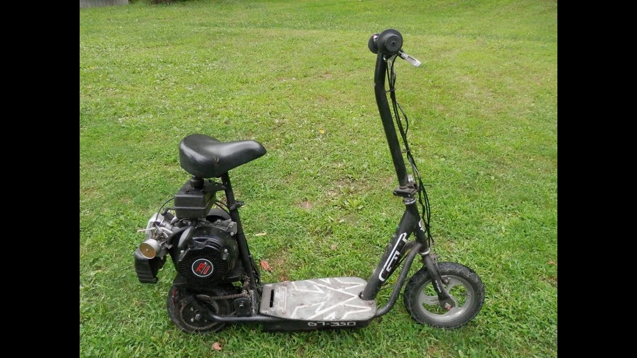 Scooter Conversion Electric to Gas