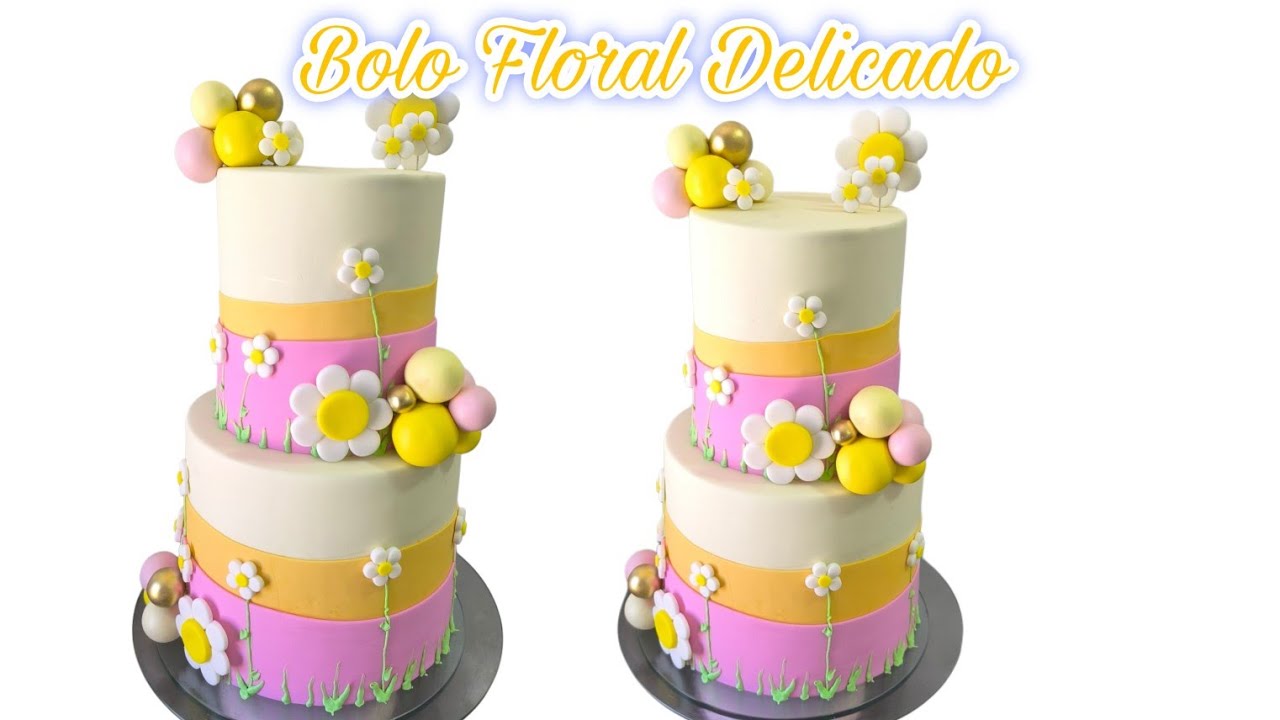 BOLO FLORAL DELICADO 