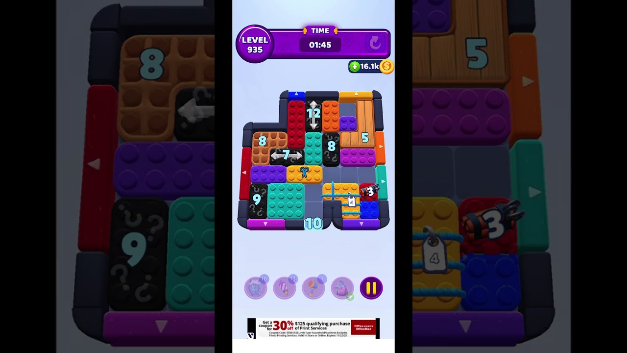 Solve Color Block Jam 935