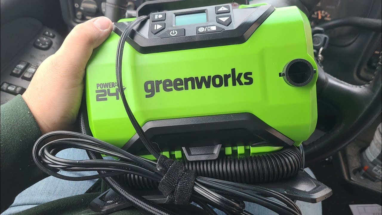 Greenworks 24V Air Compressor: first use and initial impressions!