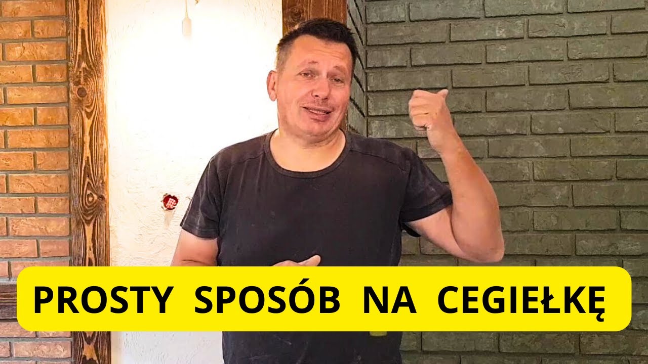 Lepsza szara cegła czy czerwona . Jak tanio  zrobić cegiełkę na ścianie .