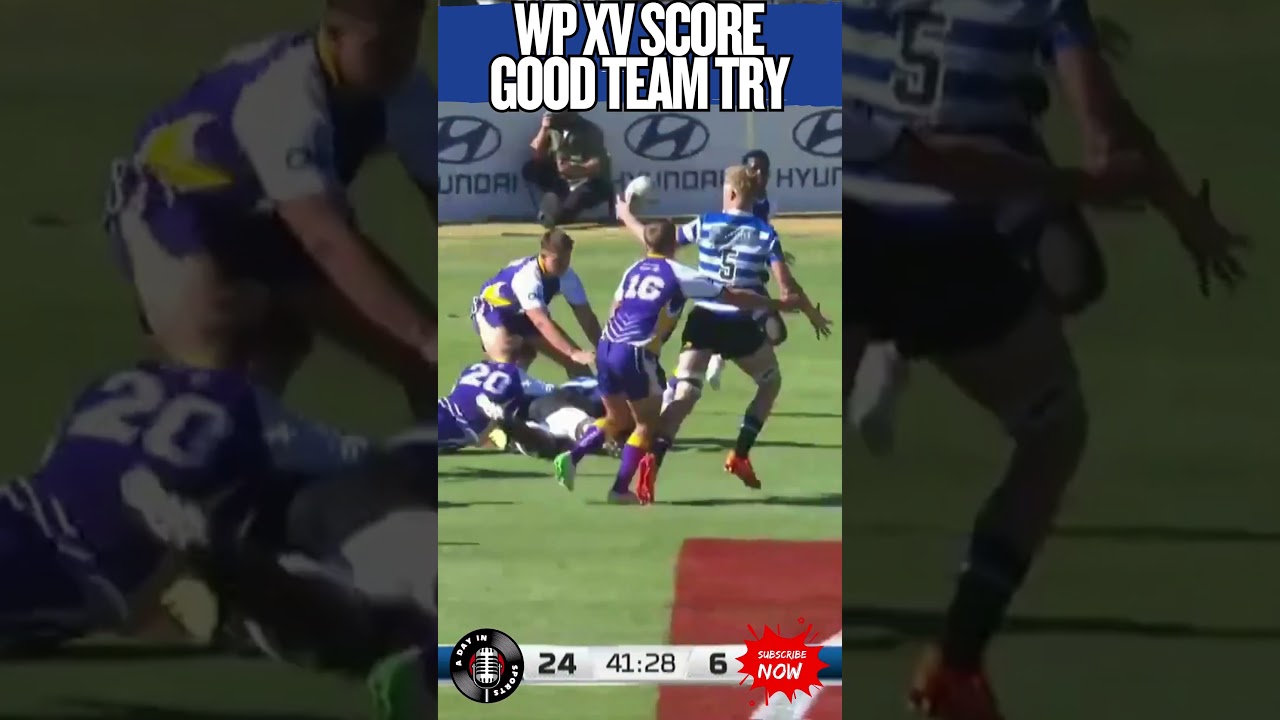 WP XV Score Brilliant Team Try vs Griffons at Craven Week