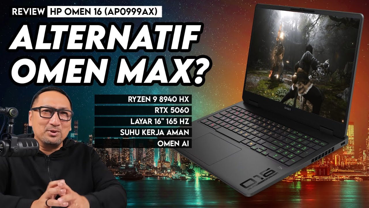 Super Kencang tapi Tetap Adem! Cocok Jadi Alternatif OMEN MAX? Review HP OMEN 16 (AP0999AX)
