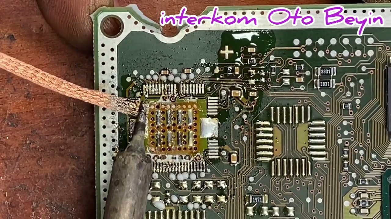 Peugeot 307 EDC16C3 Ecu Can Receiver Mcu replace & repair & restoration