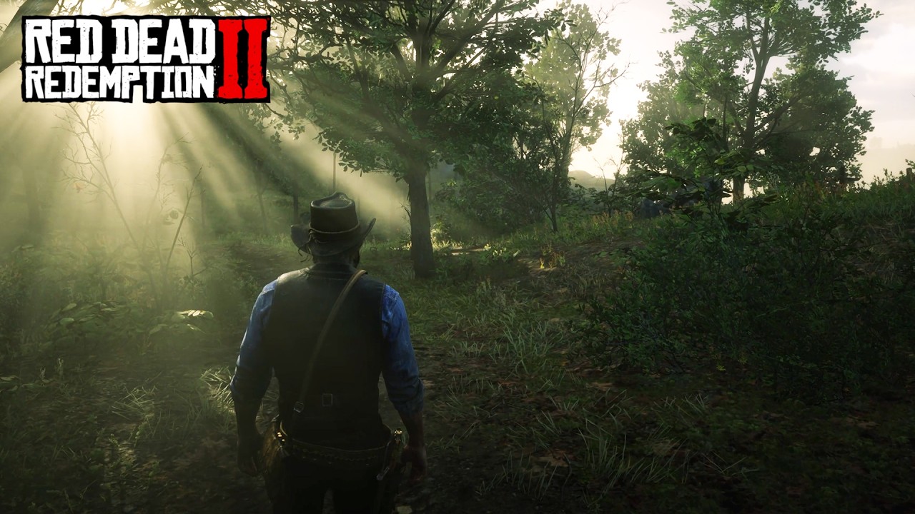 Lost in the Misty Forests of Red Dead Redemption 2 - Relaxing 4K Walk