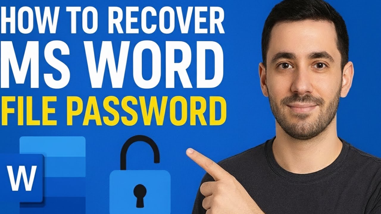 How to Recover MS Word File Password (100% Working Method 2025) ✅