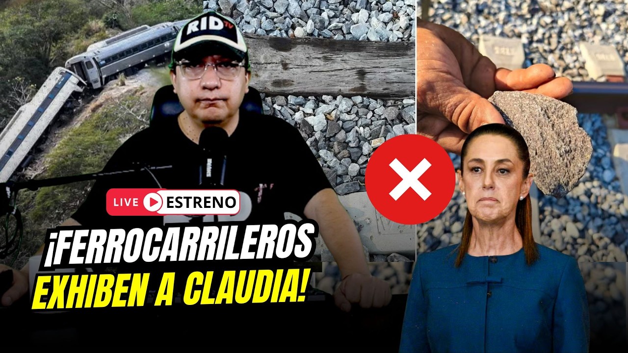 Ferrocarrileros DENUNCIAN que CLAUDIA alter&oacute; la zona del DESCARRILAMIENTO y cambiaron los durmientes