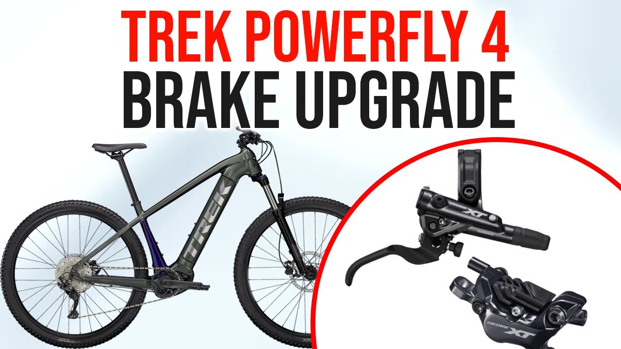 Trek Powerfly 4 Brake Upgrade to Shimano XT 8120