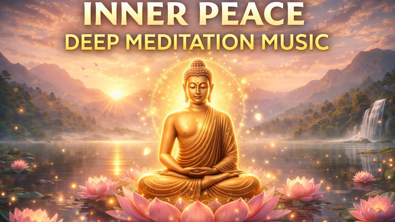 Deep Meditation Music with Buddha 🧘‍♂️ Relaxing Nature Sounds for Stress Relief, Yoga & Sleep