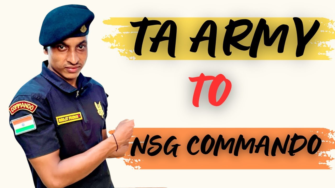 Ta Army To Nsg Commando Kaise Bane || Agniveer To Nsg Kaise Bane || में कैसे बना Nsg Commando