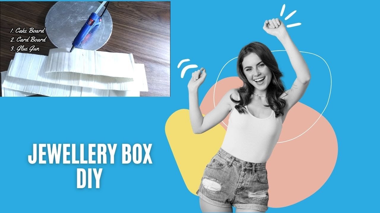 jewelry box DIY|| jewelry box with cardboard #creativecrafts #diy #diycrafts