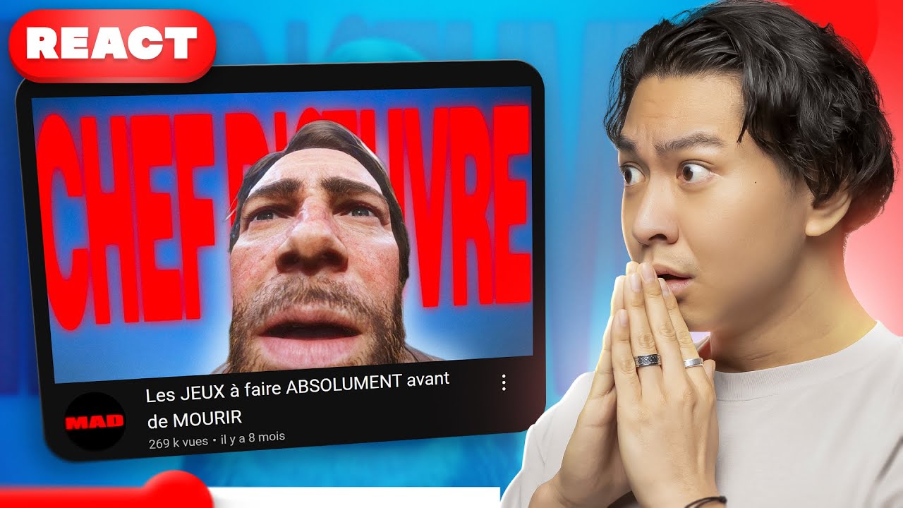 ON RÉAGIT AUX JEUX À FAIRE ABSOLUMENT AVANT DE MOURIR