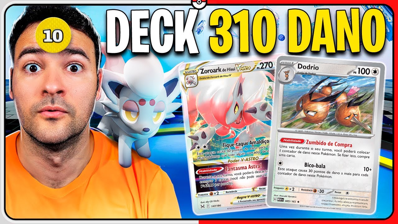Deck ZOROARK de HISUI: Barato com 310 de DANO no POKÉMON TCG LIVE | Estudo de Deck #18