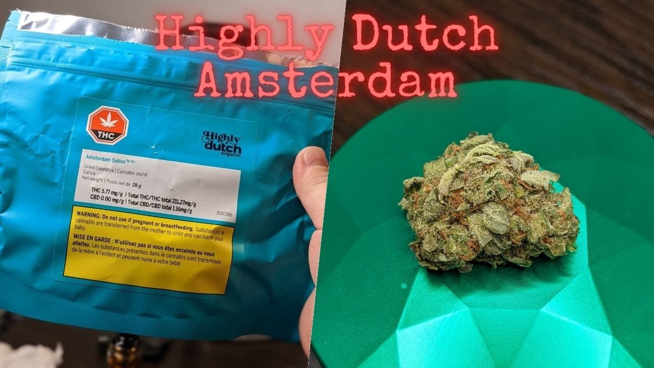 Highly Dutch Amsterdam Sativa Organic Legal Cannabis Review