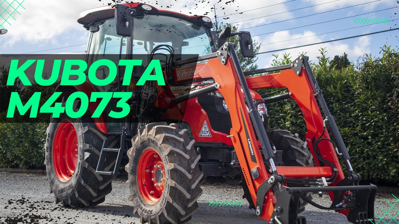 Kubota M4073 with 74hp and LK1500U loader. An economic tractor ideal for any farmyard.