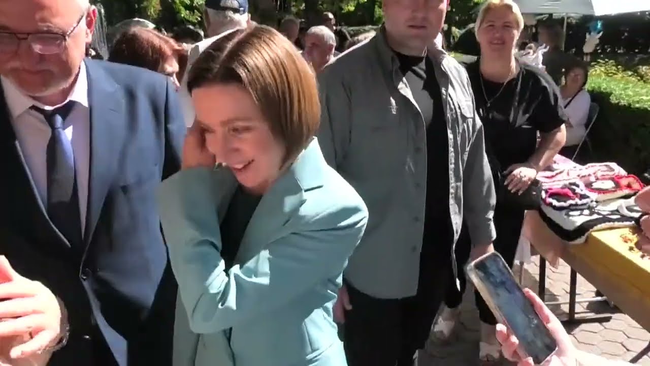 Президент Майя Санду пришла  на фестиваль этносов в 2025