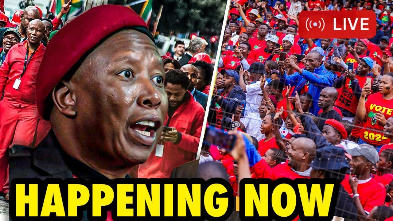 🔴 WATCH LIVE Julius Malema Addressing The Community in Soweto
