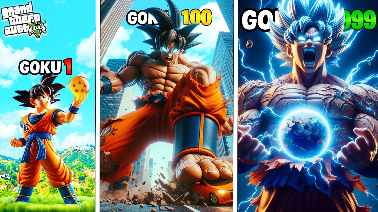 FRANKLIN Upgrade SUPER GOKU in GTA 5