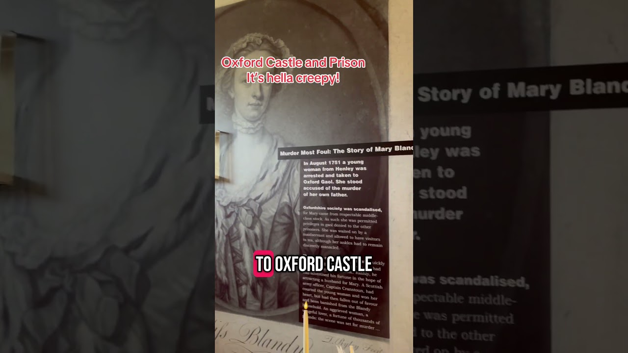 A peek inside the haunted Oxford castle and prison. 