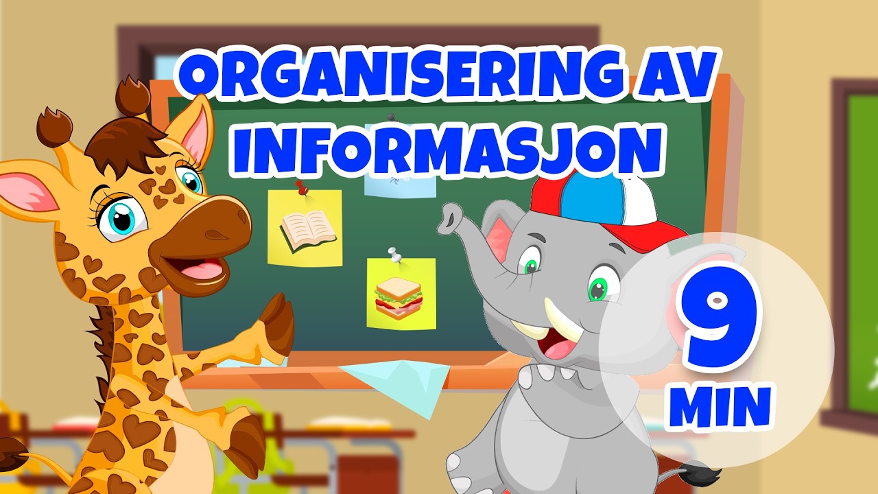 Organisering av informasjon – 9 min Giramille | Barnerim og barnesanger
