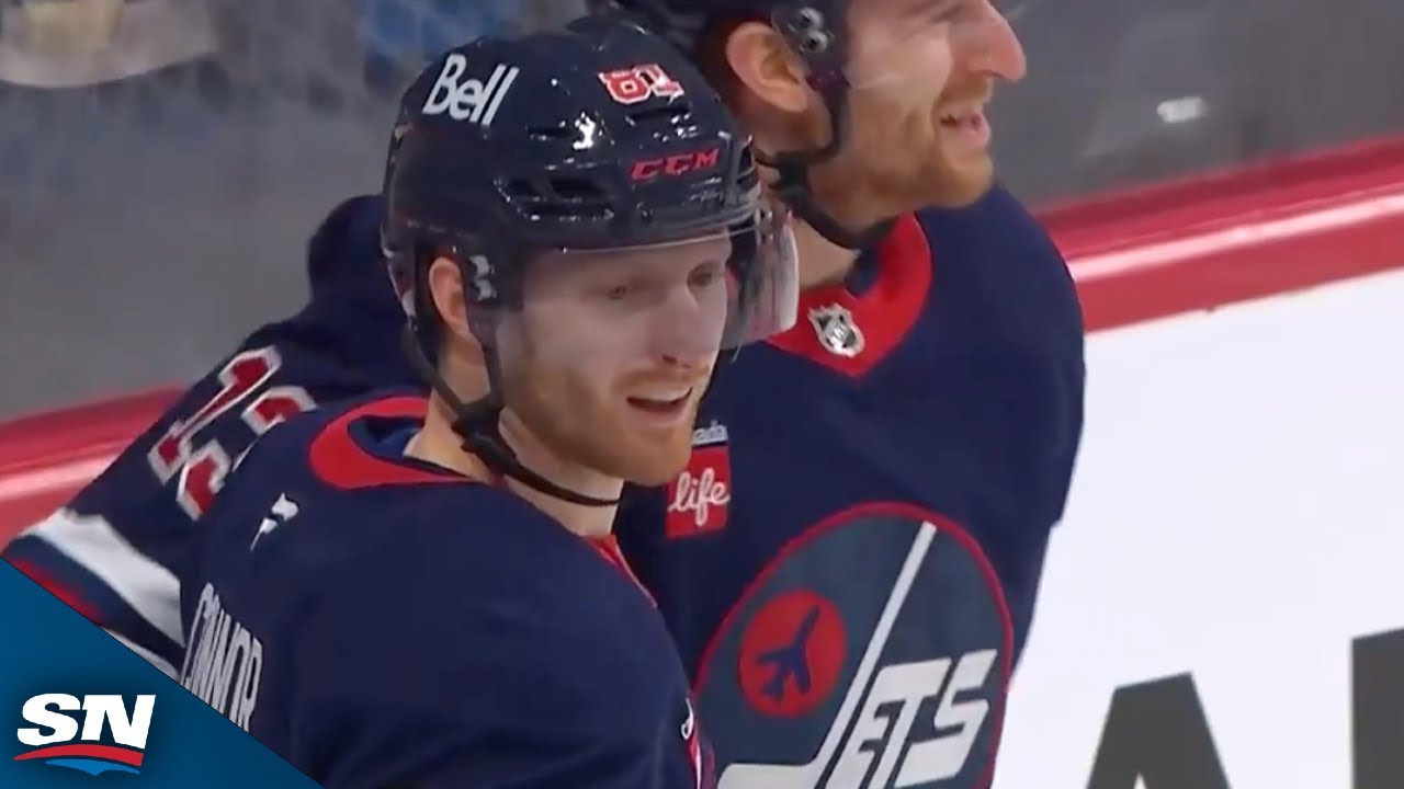 Jets' Connor nets natural hat trick for sixth career three-goal game