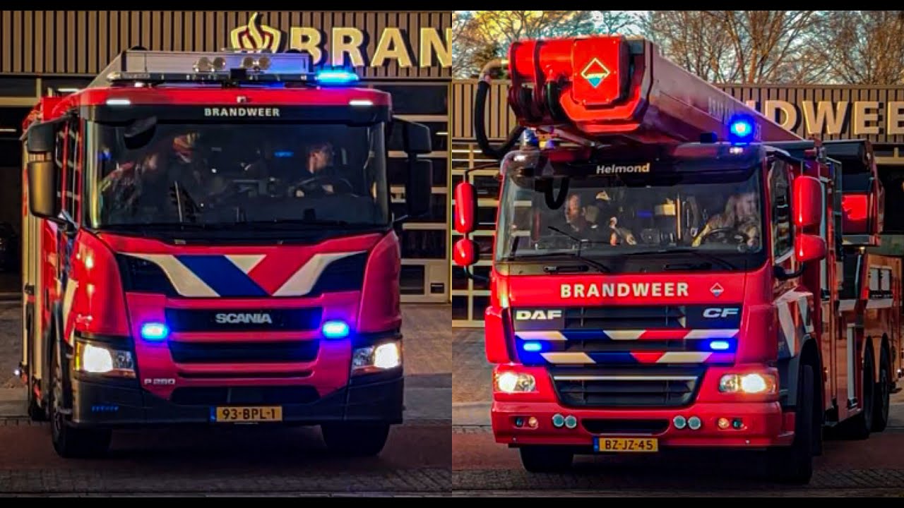 PRIO 1 TS 22-3231 & HW 22-3251 | Brandweer Helmond Centrum | Brand in DELA Crematorium Helmond