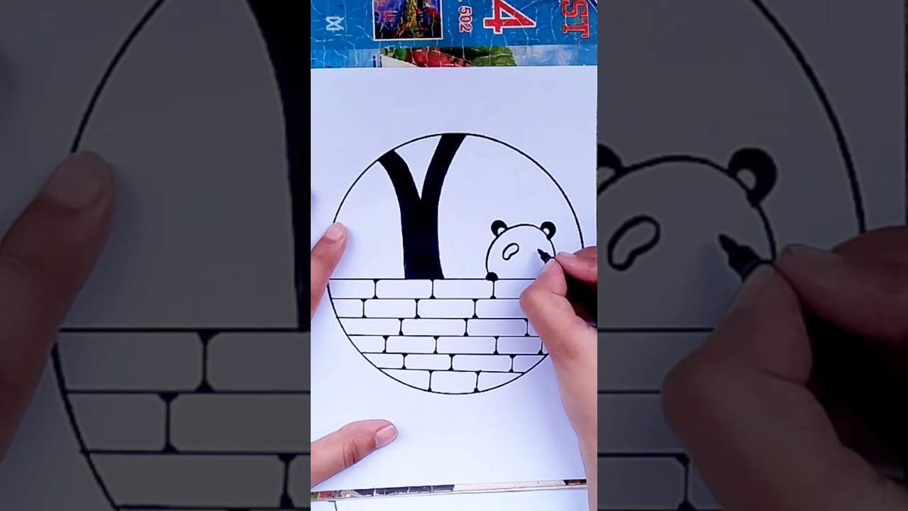 Easy circle drawing #shorts #short #youtubeshorts #drawing #viralvideo #trending