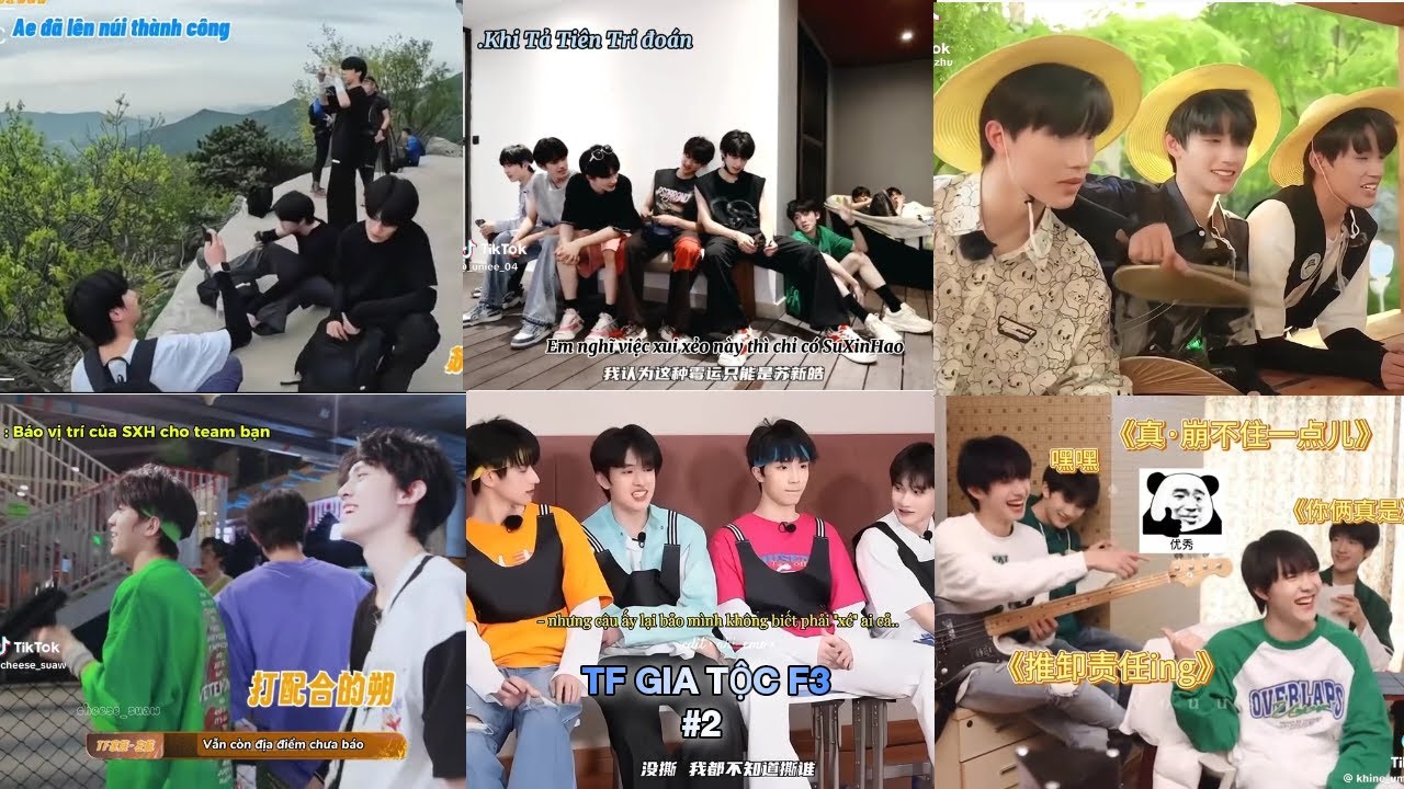 [TikTok] TF Gia Tộc F3 #2|Hội tụ hội báo thủ có máu hề trong người🤭 #TFGiaTộc #TFTAMĐẠI