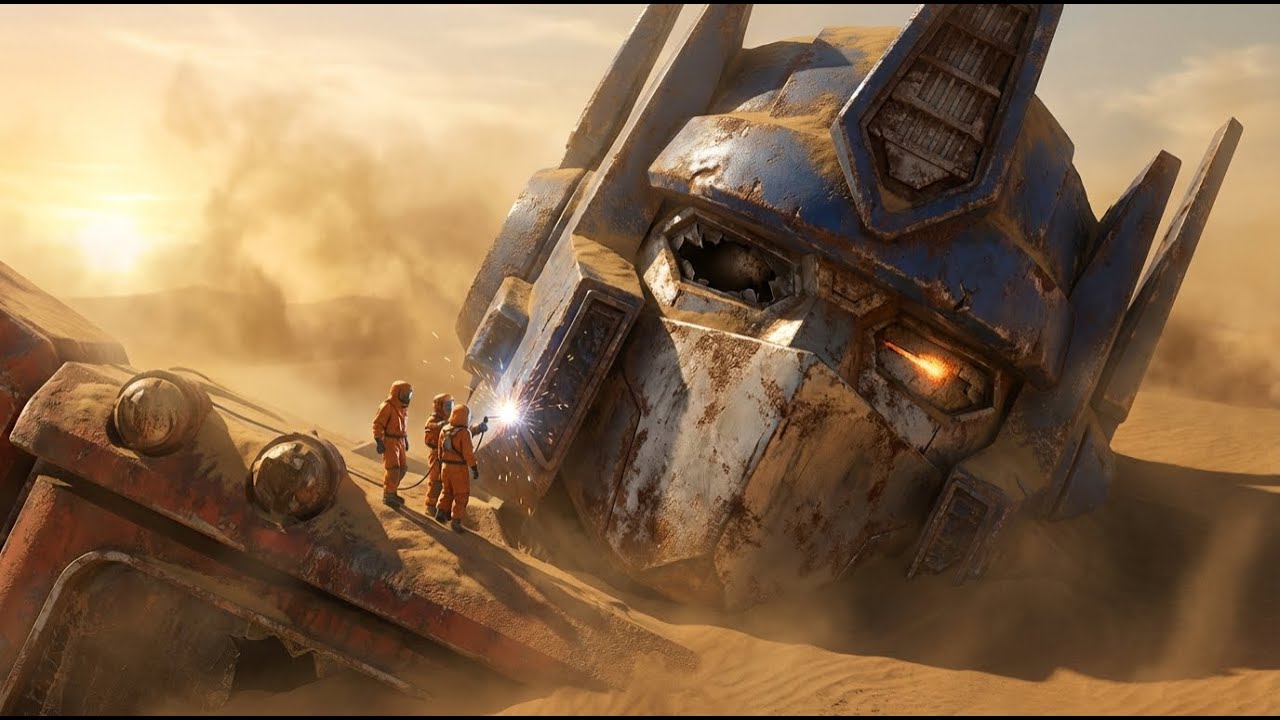 Restoring Optimus Prime: Buried in Sahara for 35 Years | ASMR