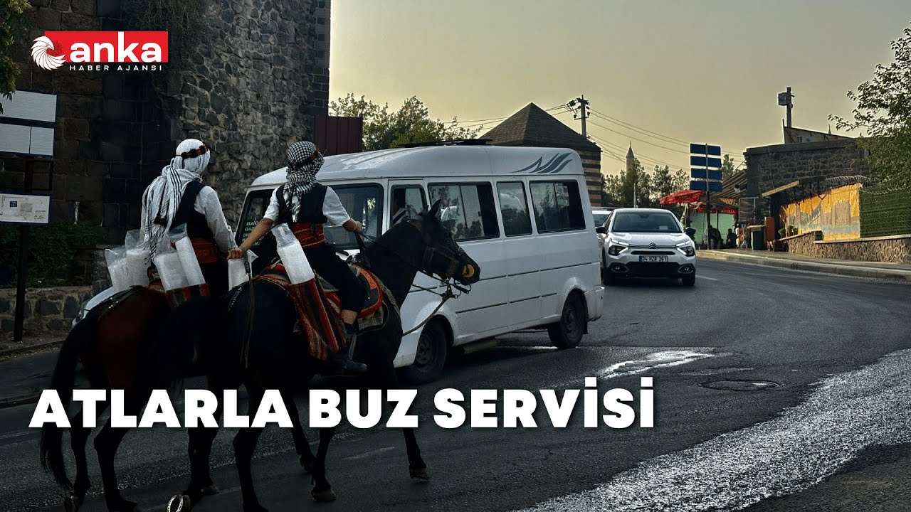 Diyarbakır’da “Buzcu Baba”dan atlarla buz servisi
