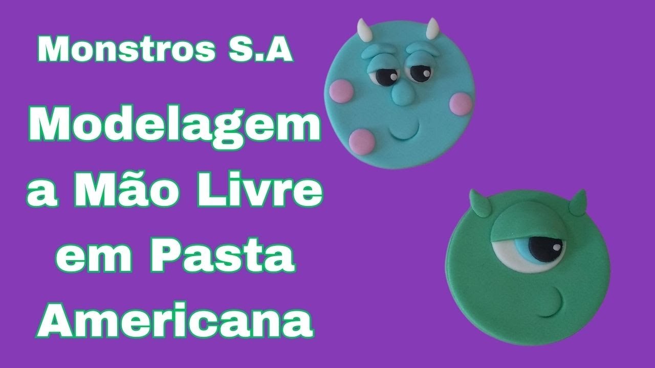 Monstros S.A | Modelagem a Mão Livre em Pasta Americana
