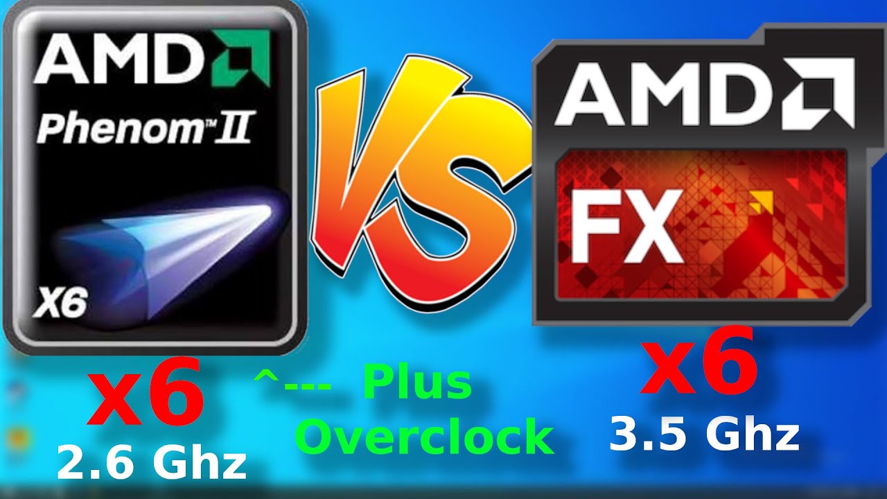 Is Slower Faster? Phenom II 1035T vs FX-6300 plus Overclocked Phenom. Hexa-cores