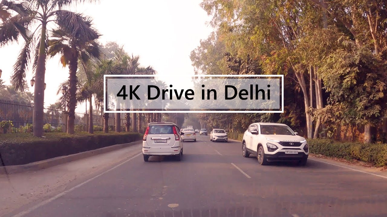 Delhi 4K Drive | Samalka | Westend Green Rajokri | Beautiful Delhi Roads