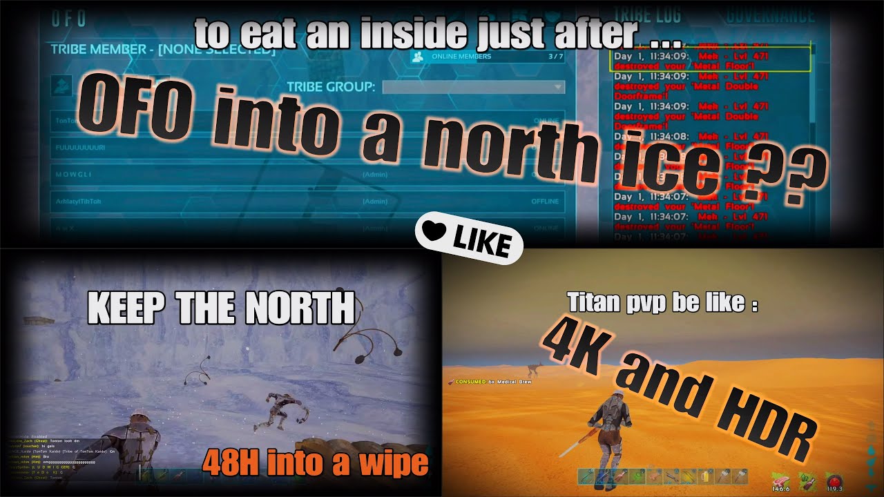 ARK PS5 4K | My Last Lords Experience | First 48H | #lords #gb7x #knights #kings #vikings