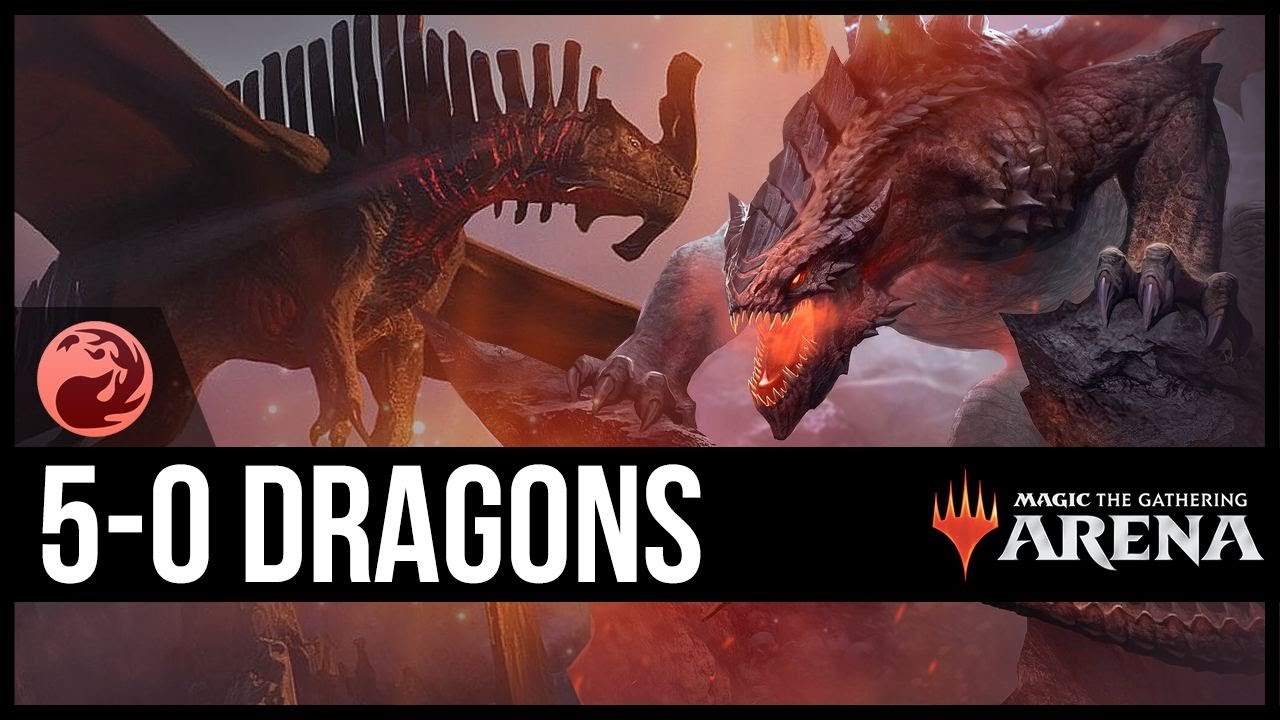 MONO-RED DRAGON TYRANTS in Zendikar Rising Historic!!