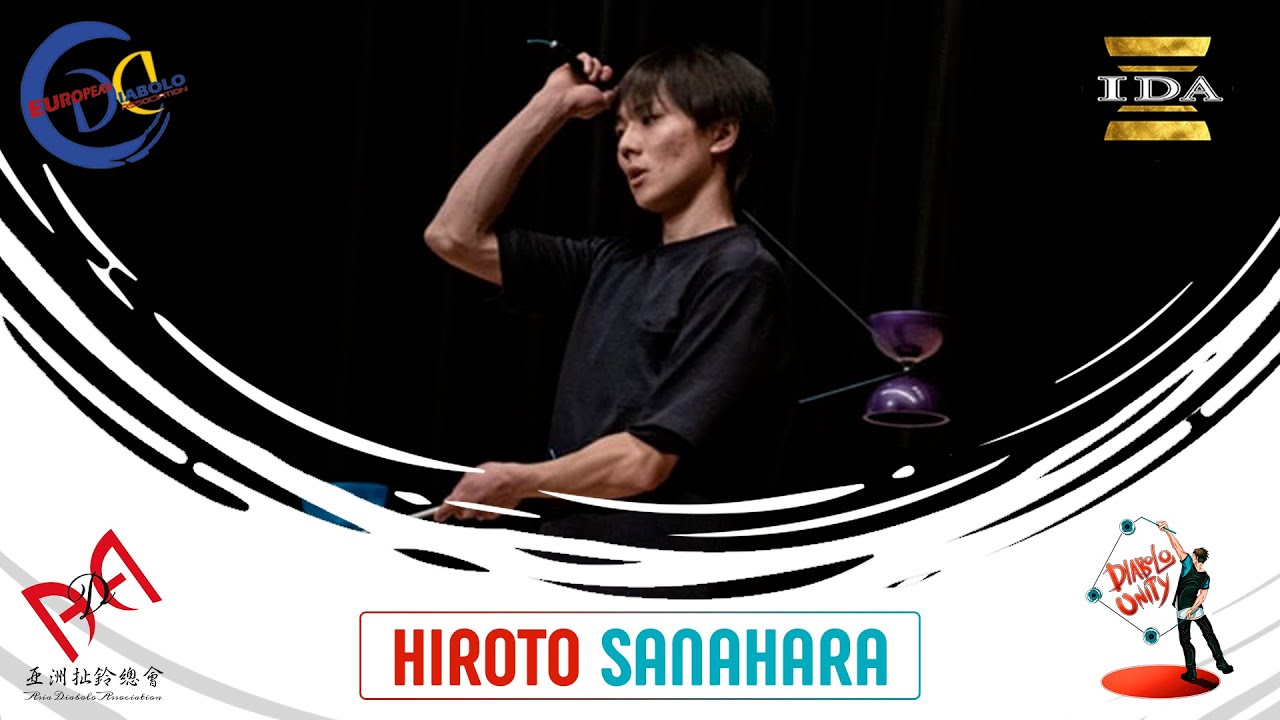 Hiroto Sanahara. Demonstration. 2 diabolos vertax. Japan
