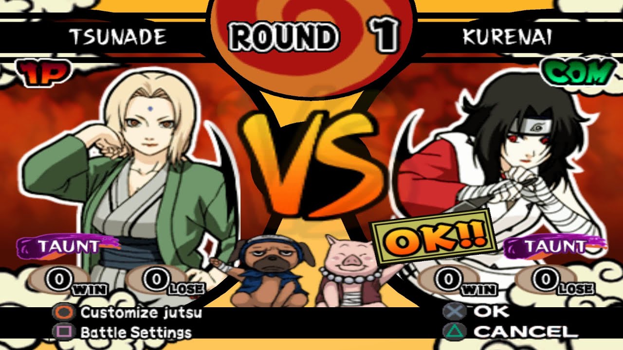 Tsunade VS Kurenai (INSANE) - Naruto Shippuden Ultimate Ninja 4