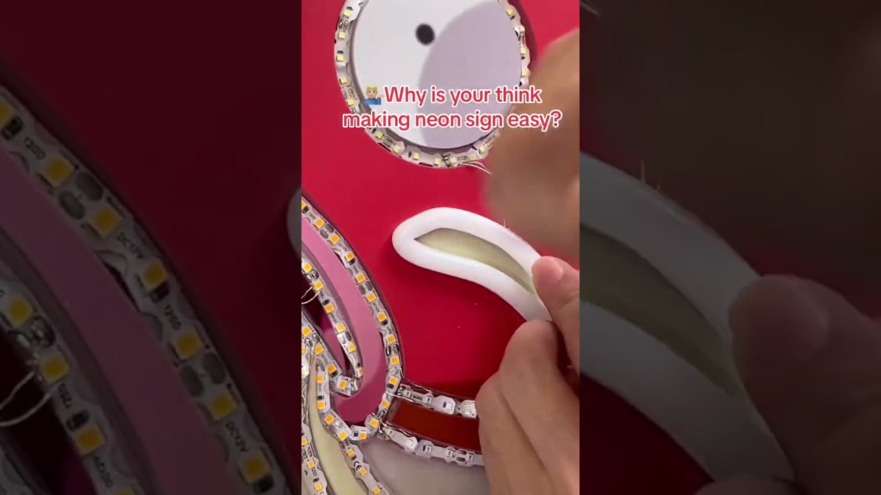 It’s LED neon sign! 