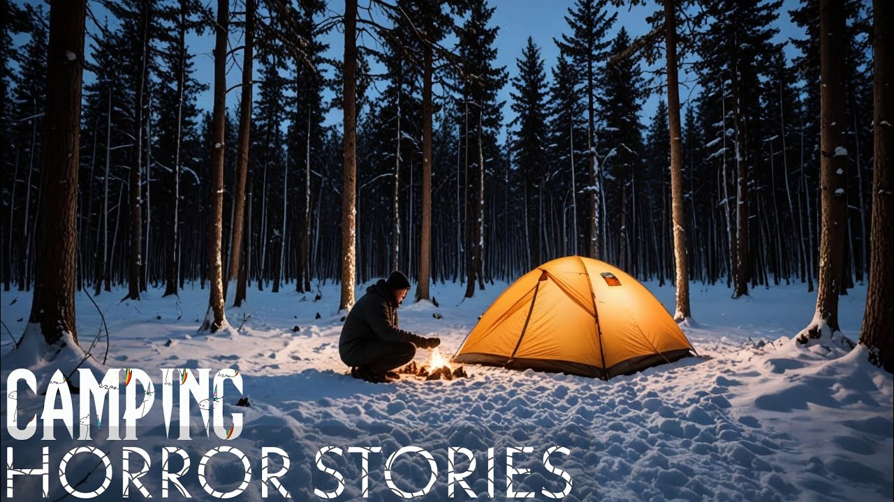 7 True Unnerving Camping In The Woods HORROR Stories | With Rain Sounds