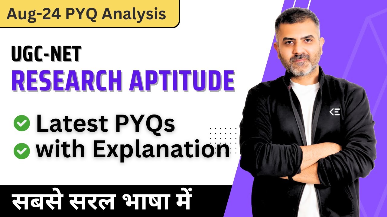 Research Aptitude | Latest PYQs | After August 2024 | For December 2024