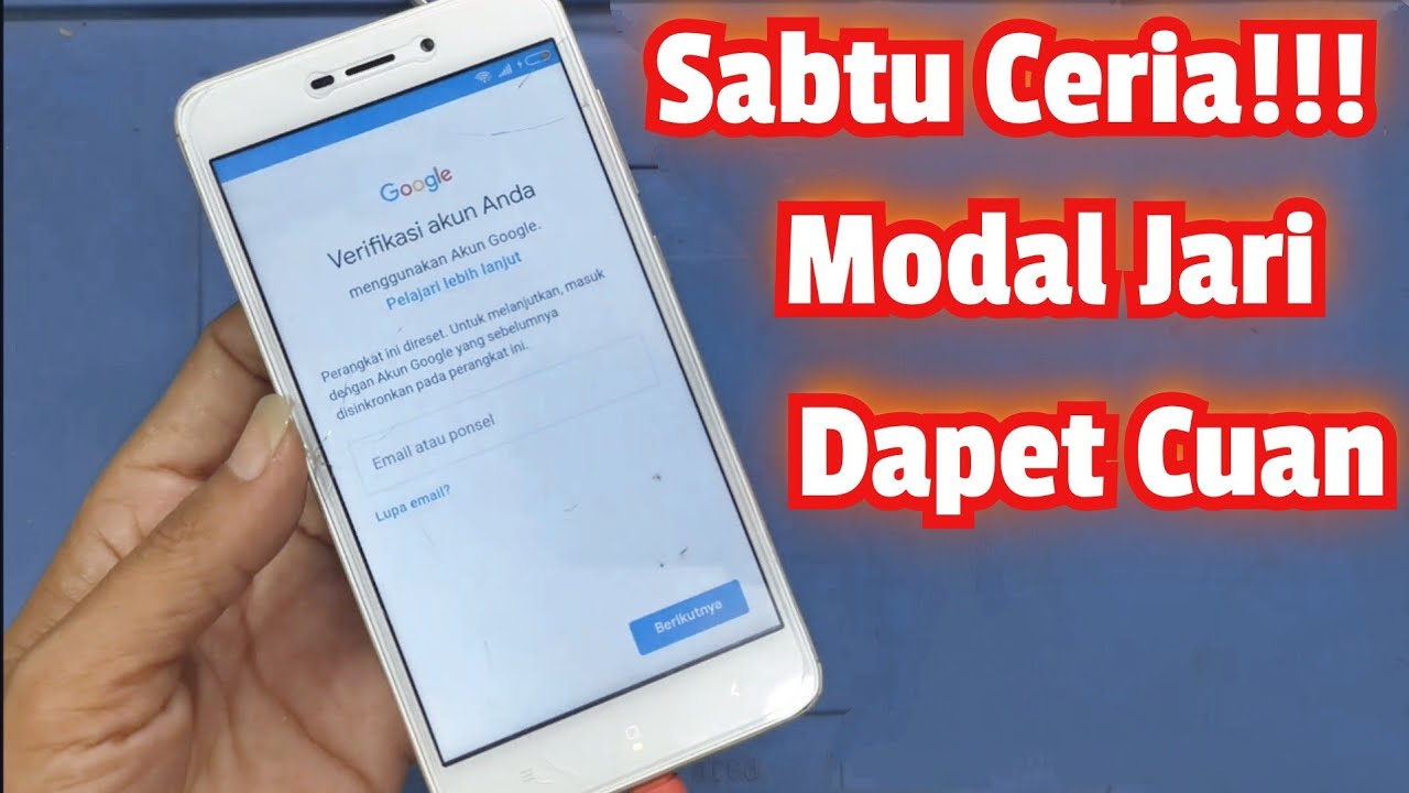SERVIS HP Redmi 4A Terkunci akun Google